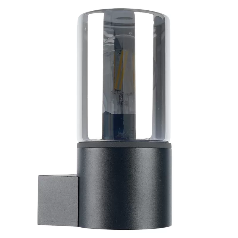 Настенный светильник уличный Шанхай 51992 серый цилиндр Feron