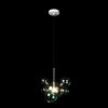 Стеклянный подвесной светильник Bolle 2027-P6 Blue mini форма шар прозрачный Loft It