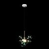 Стеклянный подвесной светильник Bolle 2027-P6 Blue mini прозрачный форма шар Loft It