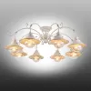 Стеклянная потолочная люстра Torri OML-50807-08 прозрачная Omnilux