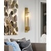 Стеклянное бра Wall lamp 88042W brass цилиндр прозрачное DeLight Collection