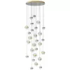 Подвесная люстра Roni 5037/232L форма шар прозрачная Odeon Light