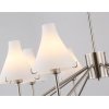 Стеклянная потолочная люстра High Light LH57125 белая конус Ambrella