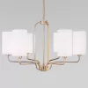 Подвесная люстра Purezza 60128/6 золото белая цилиндр Eurosvet
