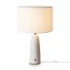 Интерьерная настольная лампа MarmoLatte FR2054TL-01BS3 цилиндр белый Freya