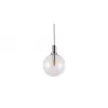 Стеклянный подвесной светильник Dorito LDP 1212-250 GY+CHR форма шар прозрачный Lumina Deco