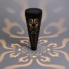 Грунтовый светильник  ERASF22-48 черный конус ЭРА
