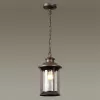 Стеклянный уличный светильник подвесной Mavret 4961/1 цилиндр прозрачный Odeon Light