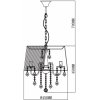 Подвесная люстра Федерика 379019605 конус черная MW-Light