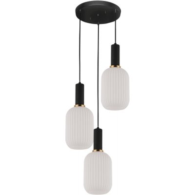 Подвесной светильник Rico LDP 1218-3 WT+BK Lumina Deco белый