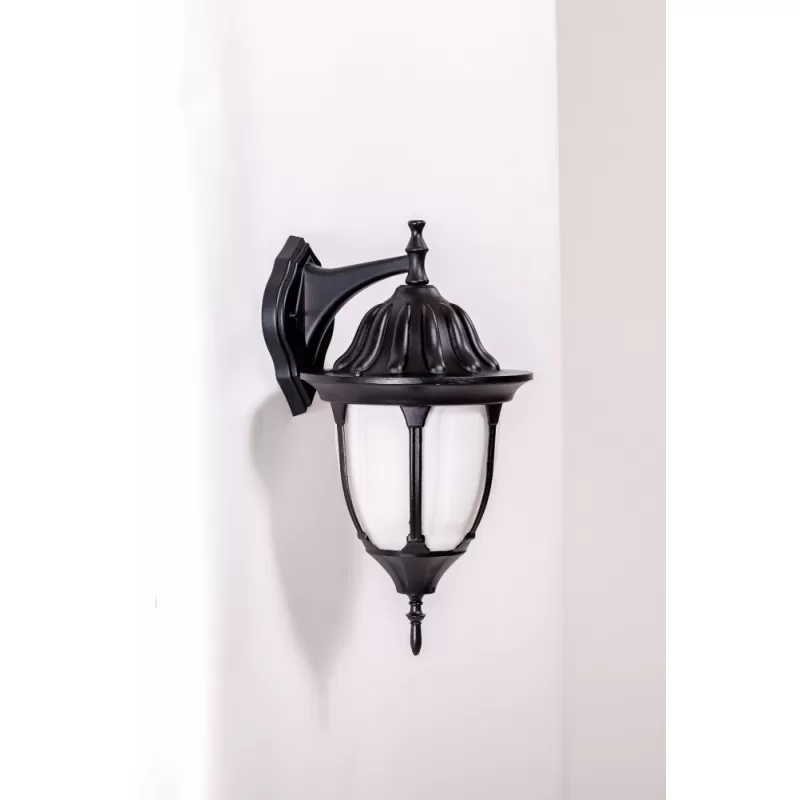 Стеклянный настенный фонарь уличный GENUYA 92102/04 Bl белый Oasis Light Стеклянный настенный фонарь уличный GENUYA 92102/04 Bl белый Oasis Light
