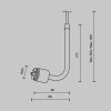 Заглушка для подвесного монтажа Accessories for system Shelf CA024PL-P-B Maytoni