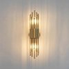 Стеклянное бра Wall lamp B2562W-B gold прозрачное DeLight Collection
