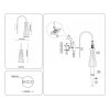 Стеклянное бра High Light LH55705 конус прозрачное Ambrella