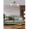 Стеклянная потолочная люстра SS1N 000021319 цвет янтарь