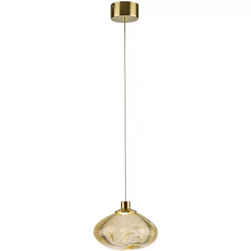 Стеклянный подвесной светильник Mela 7042/4L цвет янтарь Odeon Light Стеклянный подвесной светильник Mela 7042/4L цвет янтарь Odeon Light