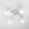 Стеклянная потолочная люстра Вирта CL139141 белая Citilux
