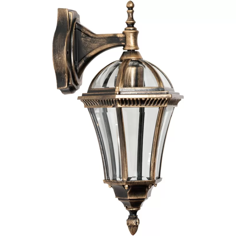 Стеклянный настенный фонарь уличный ROMA S 95202S/04 Gb прозрачный Oasis Light Стеклянный настенный фонарь уличный ROMA S 95202S/04 Gb прозрачный Oasis Light