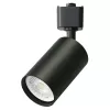 Трековый светильник  UBL-Q324 GU10 BLACK цилиндр черный Volpe