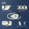 Потолочная люстра Abby 6101-101 круглая белая Rivoli