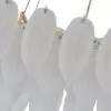 Стеклянная подвесная люстра AM-4653 4653.L750.H240.E14.12 G белая