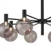 Стеклянная потолочная люстра Eternity 2766-8P серая форма шар Favourite