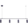 Подвесной светильник Kendo SL1213.703.04 цилиндр серый ST Luce