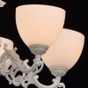 Стеклянная подвесная люстра Ариадна 450016605 белая MW-Light