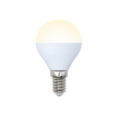 Лампочка светодиодная  LED-G45-9W/WW/E14/FR/NR картон Volpe