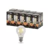 Лампочка светодиодная филаментная  F-LED A60-9W-827-E27 ЭРА