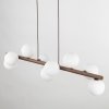 Стеклянный подвесной светильник Estera Wood 10273 Estera Wood форма шар белый TK Lighting