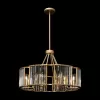 Стеклянная потолочная люстра Solar MOD087PL-08G прозрачная Maytoni