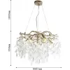 Хрустальная подвесная люстра Brillo 3056-7P прозрачная Favourite