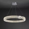 Стеклянная подвесная люстра D8010 D8010P/R/D800 silver прозрачная DeLight Collection