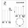 Подвесной светильник Kendo SL1213.403.08 цилиндр черный ST Luce