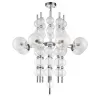 Стеклянная потолочная люстра  10163/8PL прозрачная форма шар Escada