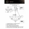 Стеклянная потолочная люстра Leoni APL.625.17.04 прозрачная Aployt