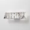 Хрустальный настенный светильник Solis 101005 LED никель хрусталь Strotskis прозрачный Eurosvet