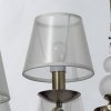 Подвесная люстра Федерика 684012408 конус серая MW-Light