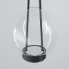 Стеклянный подвесной светильник Frasco 50267/1 LED черный форма шар прозрачный Eurosvet
