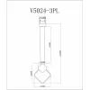 Подвесной светильник Store V5024-3PL белый