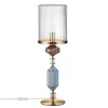 Стеклянный интерьерная настольная лампа Terra 5414/1T цилиндр прозрачный Odeon Light