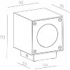 Архитектурная подсветка Cubodo 730328 куб черный Deko-Light