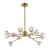 Хрустальная подвесная люстра Romano SL1166.303.12 прозрачная форма шар ST Luce