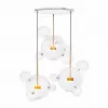 Стеклянный подвесной светильник Bolle 2027-D3 форма шар прозрачный Loft It
