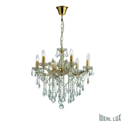 Подвесная люстра Florian FLORIAN SP6 ORO Ideal Lux