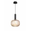Стеклянный подвесной светильник 1131 1131-1PL форма шар цвет янтарь