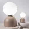 Стеклянный интерьерная настольная лампа Miki 11498 Miki Sabia белый форма шар TK Lighting