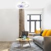 Потолочный светильник MIRA 10214/2LED круглый прозрачный Escada