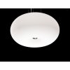 Стеклянный подвесной светильник Sufitowa LDP 6091-450 WT форма шар белый Lumina Deco